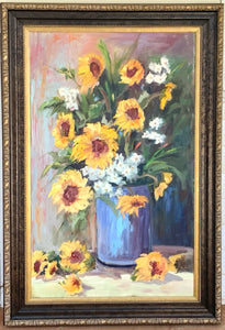 "Sunflowers" Oil on Canvas