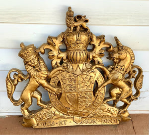 Gold Fiberglass Royal Guard Plaque