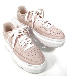 NIKE Lt Pink Court Vision Low Alta Platform Sneakers 6.5