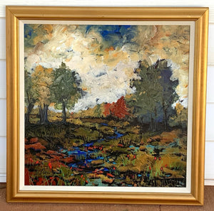 Michael Stuart Maguire Framed Oil on Canvas of Landscape