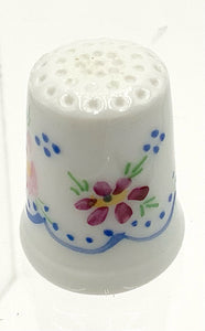 Limoges Handpainted Porcelain Thimble
