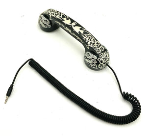 Black & White Art Phone Receiver