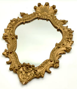 Vintage Italian Mirror with Gilt Frame