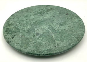 Round Green Marble Lazy Susan