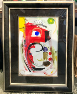 Shana Dominguez  Framed Abstract on Paper