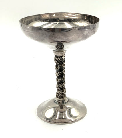 Set/12 Vintage Spanish Silverplate Champagne Coupes