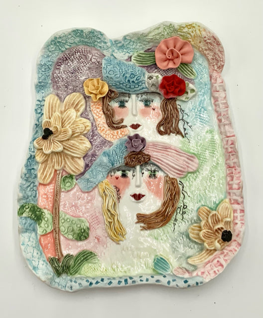 Ellen Williams for Ganz Pottery Wall Hanging with Women