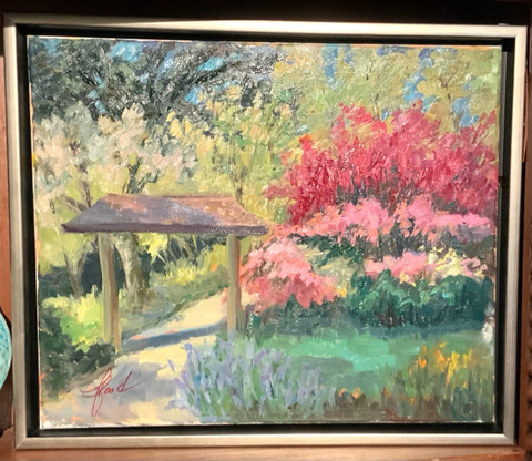 "Gibbs Garden" Original Oil on Canvas