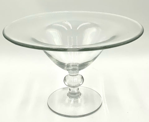 Krosno Poland Footed Glass Compote