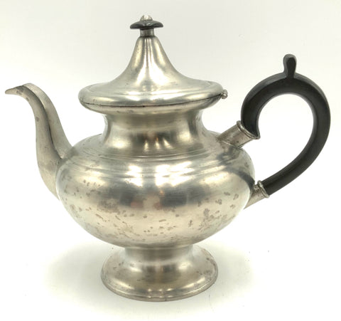 Vintage DERBY Pewter Teapot