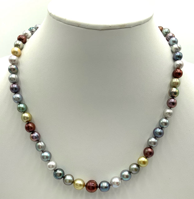 Honora Sterling 18"l Dyed Knotted Pearl Strand