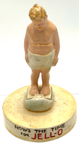 1950's Jello Promotional Figure of Man on Scale