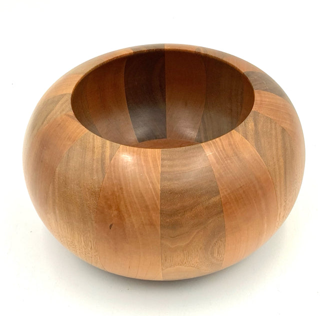 Mike Silver Hand Turned Wood Bowl