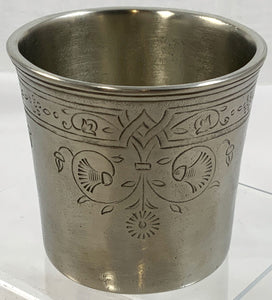 Match Pewter Engraved Pencil Cup