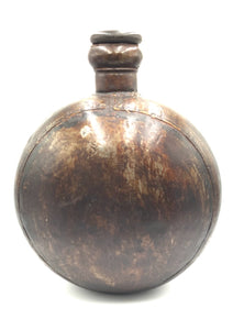 Large Bronze Tone Metal Indian Water Jug