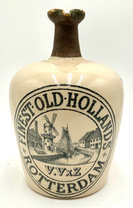 Antique Pottery Liquor Jug